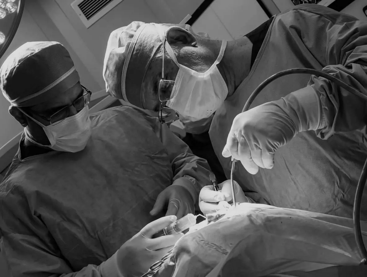 In the operating room